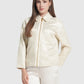 Freya Jacquard Jacket - Champagne Gold