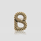 Interlock Brooch - Anti Gold