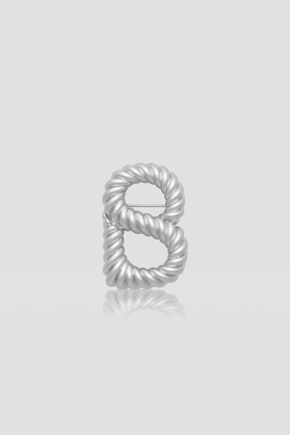 Interlock Brooch - SIlver