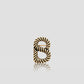 Interlock Petite Brooch - Anti Gold