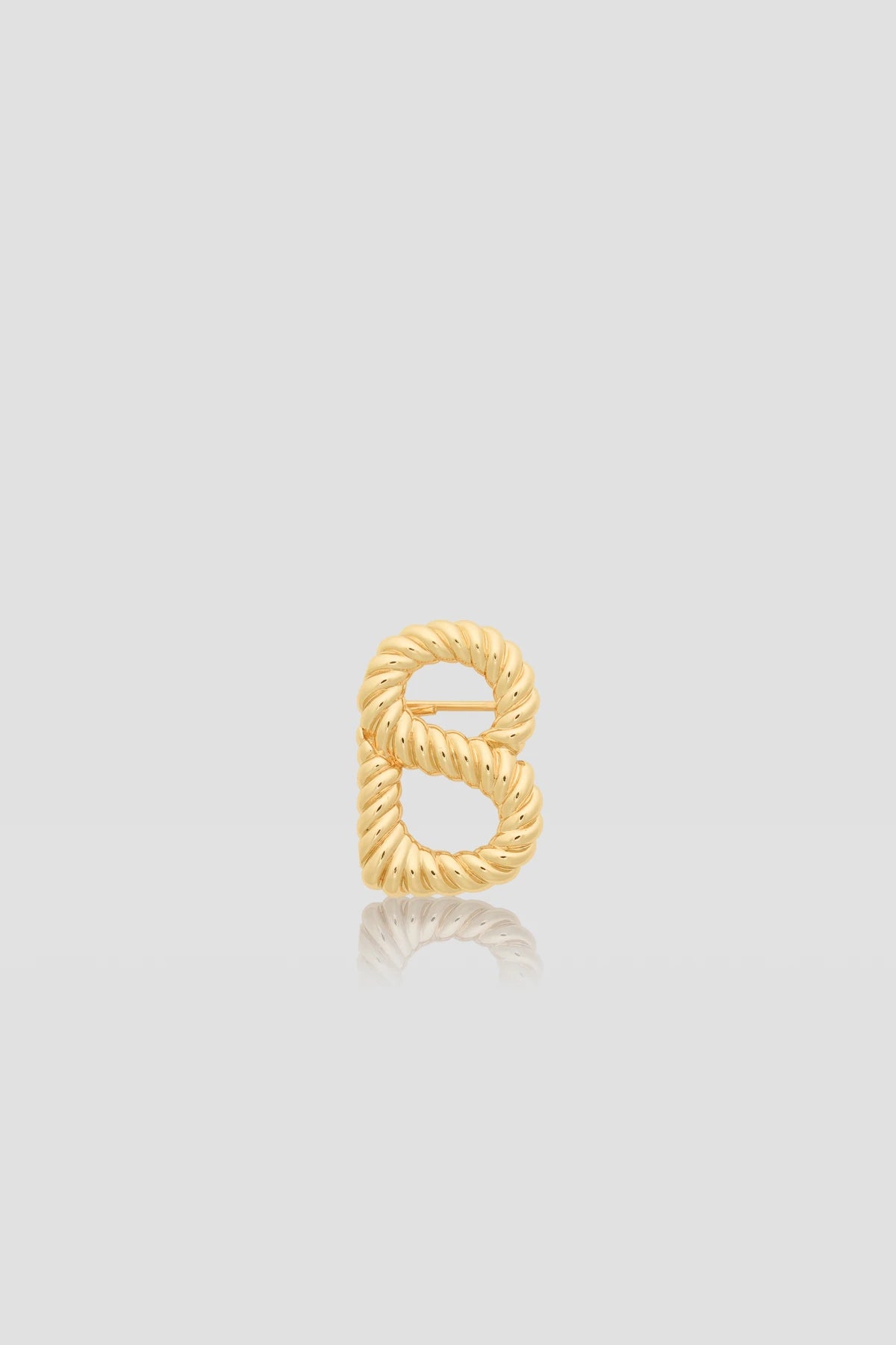 Interlock Petite Brooch - Gold