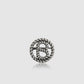 Interlock Pin Brooch - Anti Silver