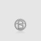Interlock Pin Brooch - Silver