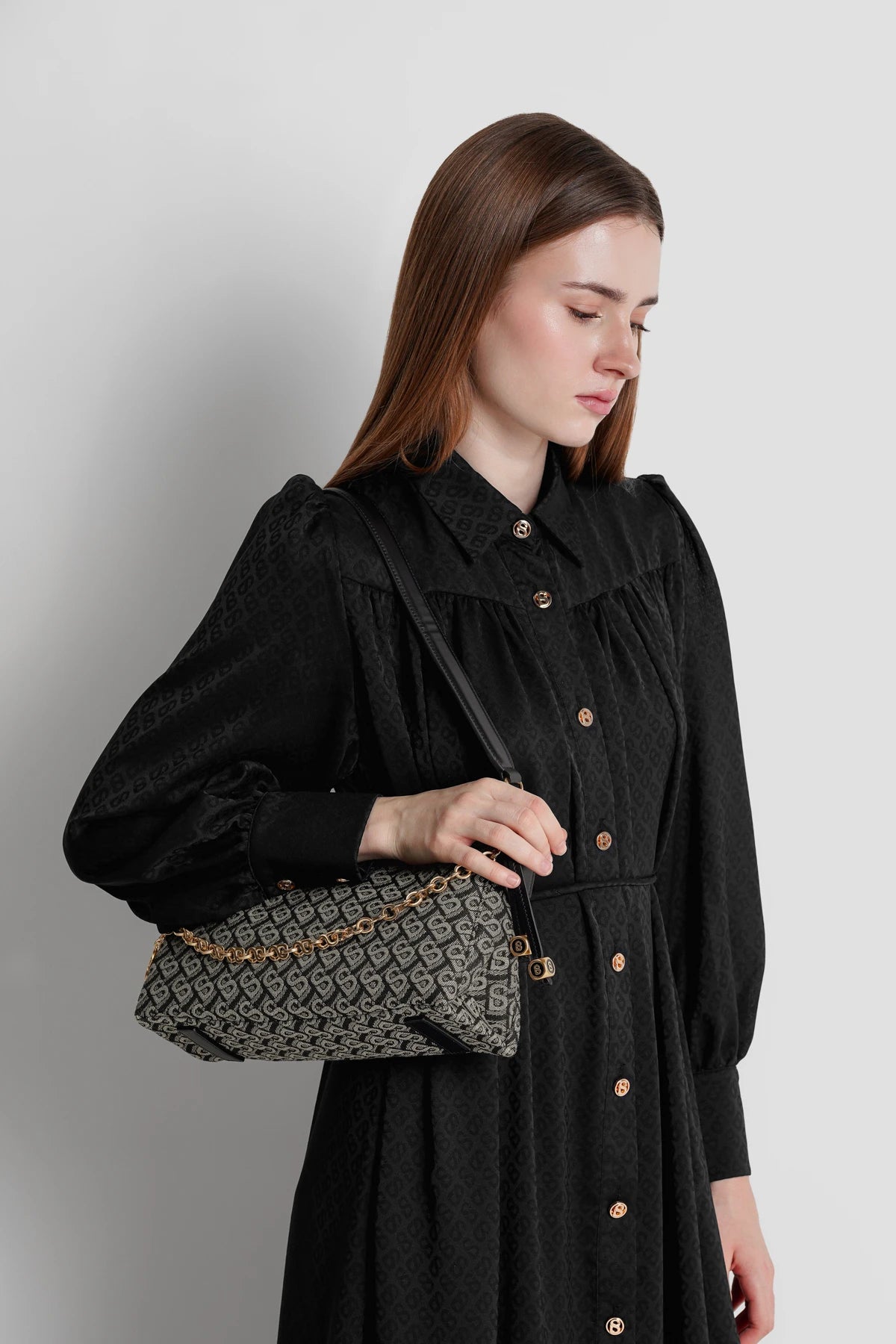 Isla Bag - Jacquard Black