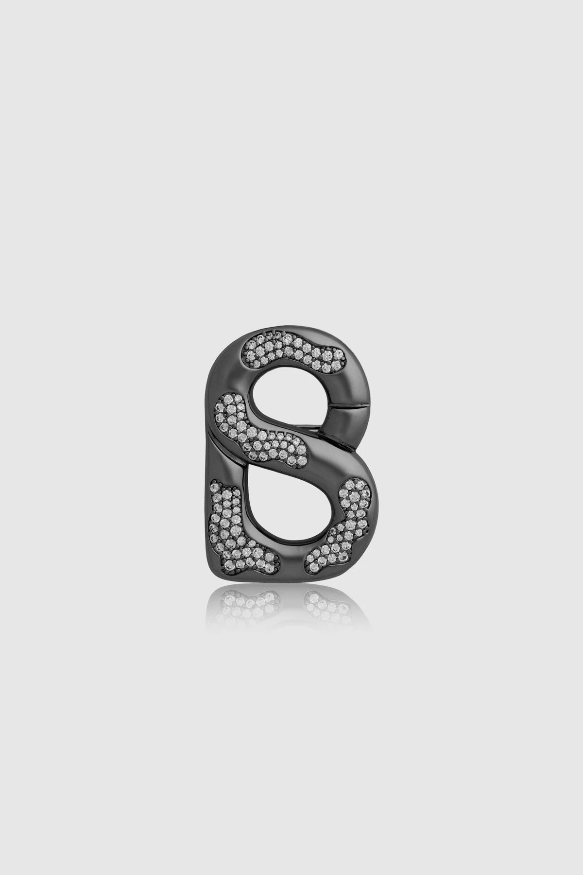 Isla Brooch - Hematite