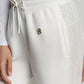 liora drawstring pants in white by buttonscarves drawstring waist detail