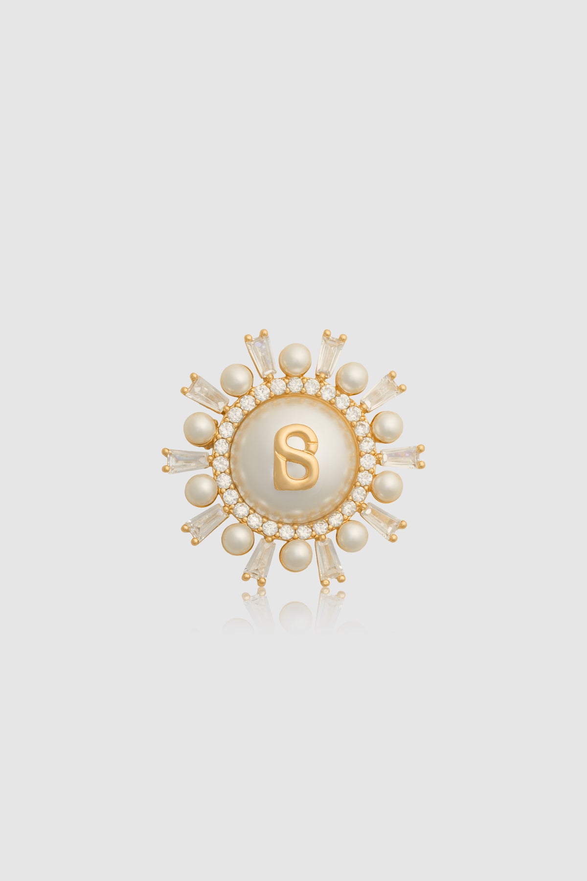 Mirea Petite Brooch - Gold