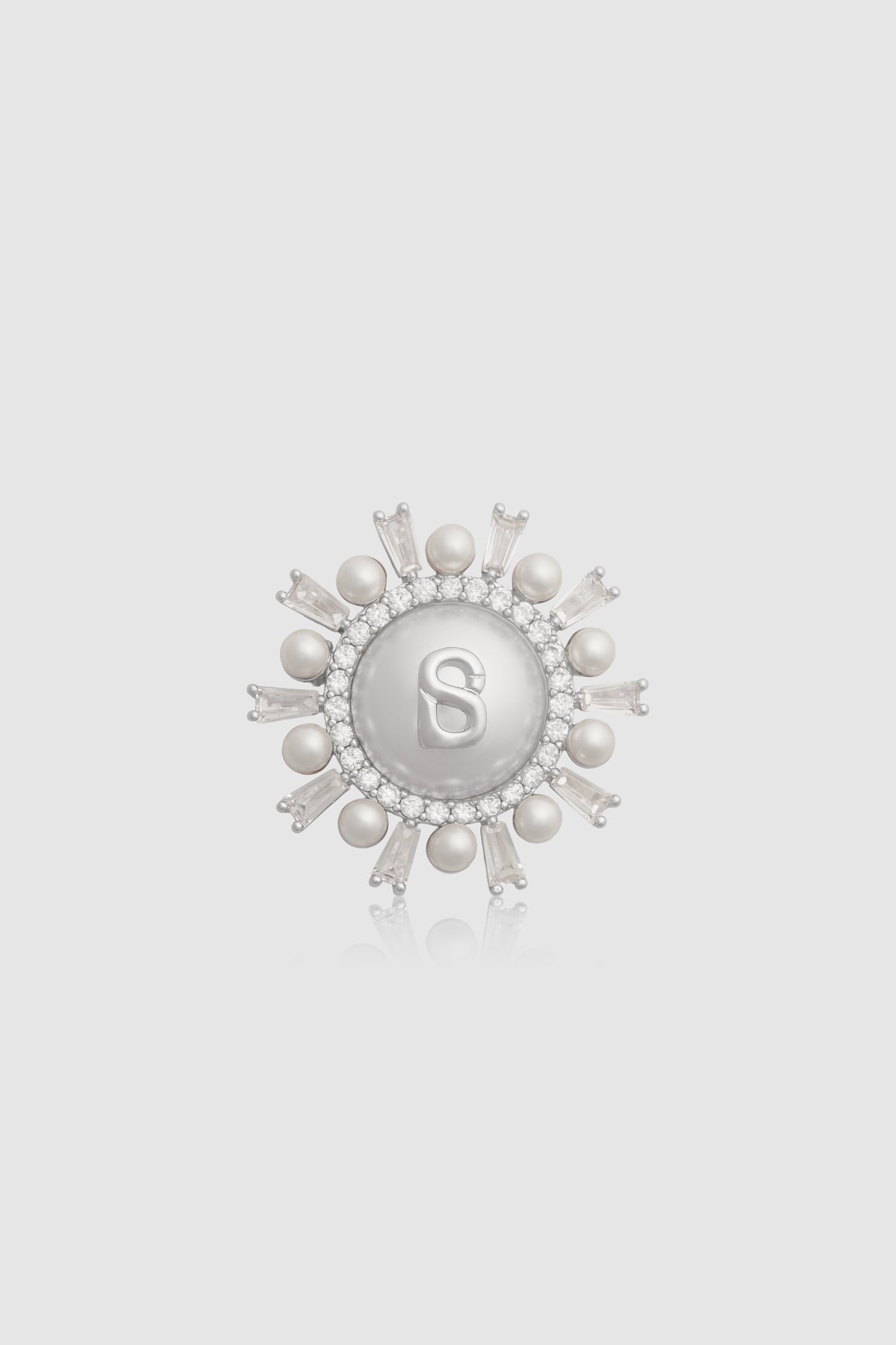 Mirea Petite Brooch - Silver
