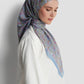 nagita tie back square scarf in polaris by buttonscarves side view