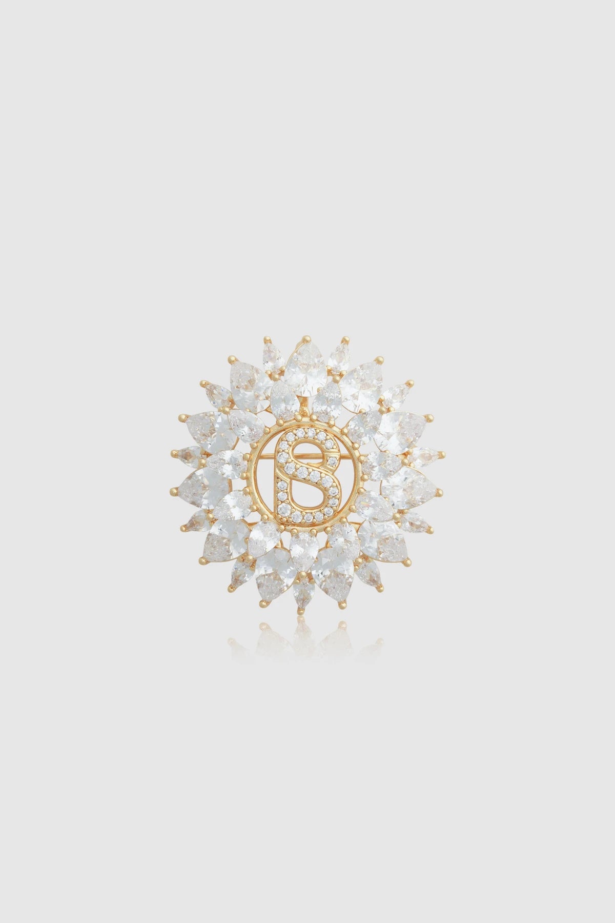 Raina Brooch - Gold