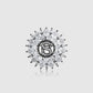 Raina Brooch - Hematite