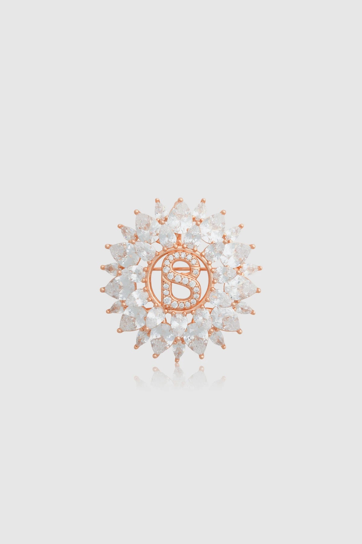 Raina Brooch - Rose Gold
