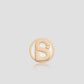 round pin brooch 03 in white gold by buttonscarves front view