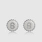 Round Pin Brooch Package 07 - Silver White