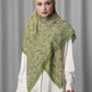 Samla de Fleur Tie Back Square - Olive Branch