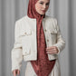Samla de Fleur Tie Back Square - Red Mahogany