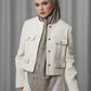 Samla de Fleur Tie Back Square - Smoked Pearl