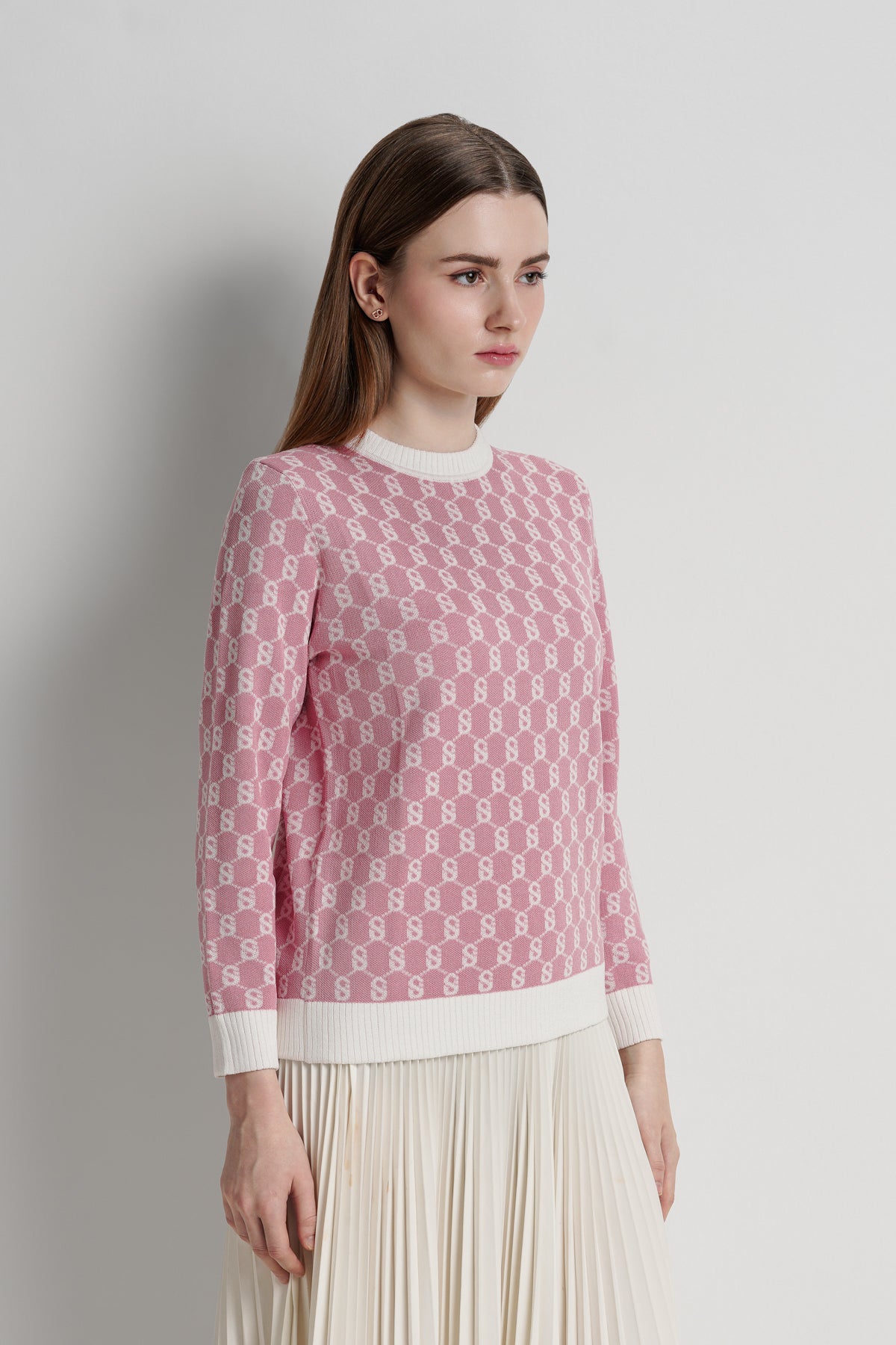 Signature Monogram Sweatshirt - Macaron