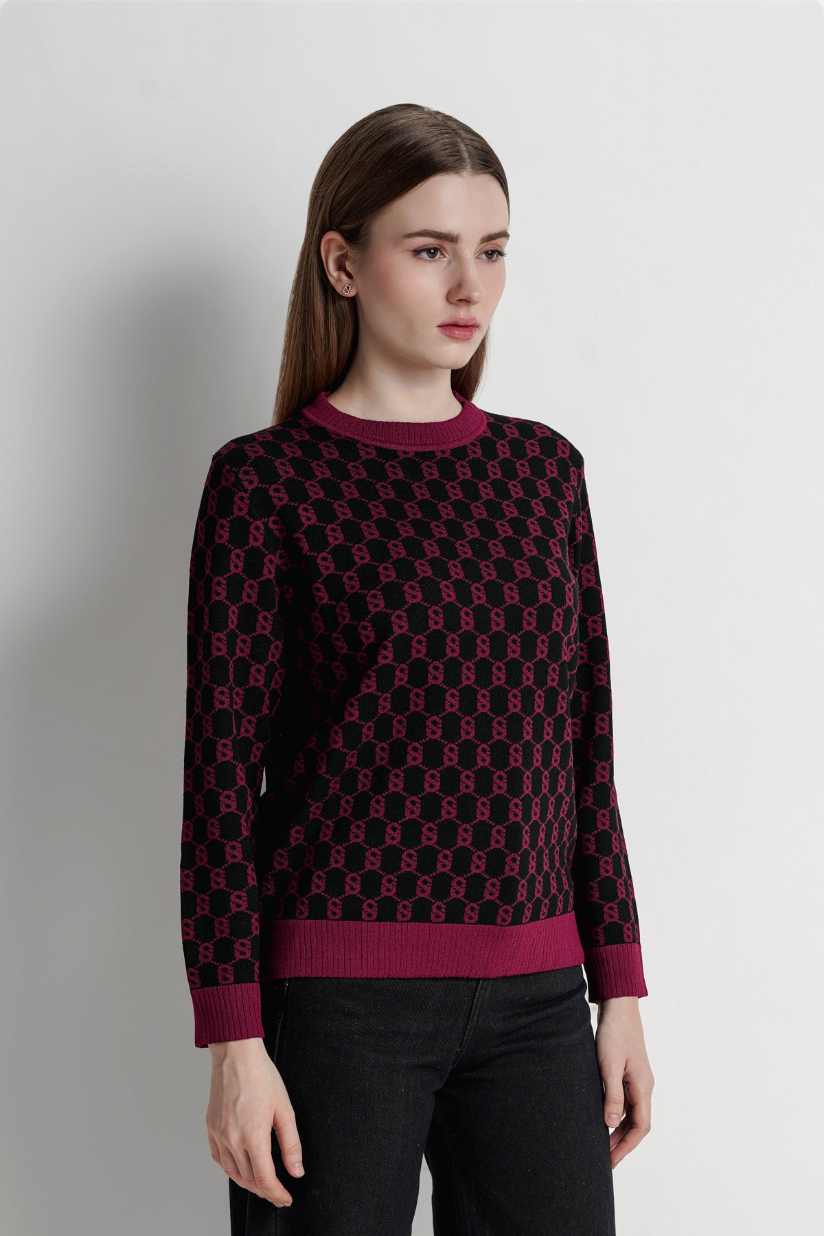 Signature Monogram Sweatshirt - Magenta
