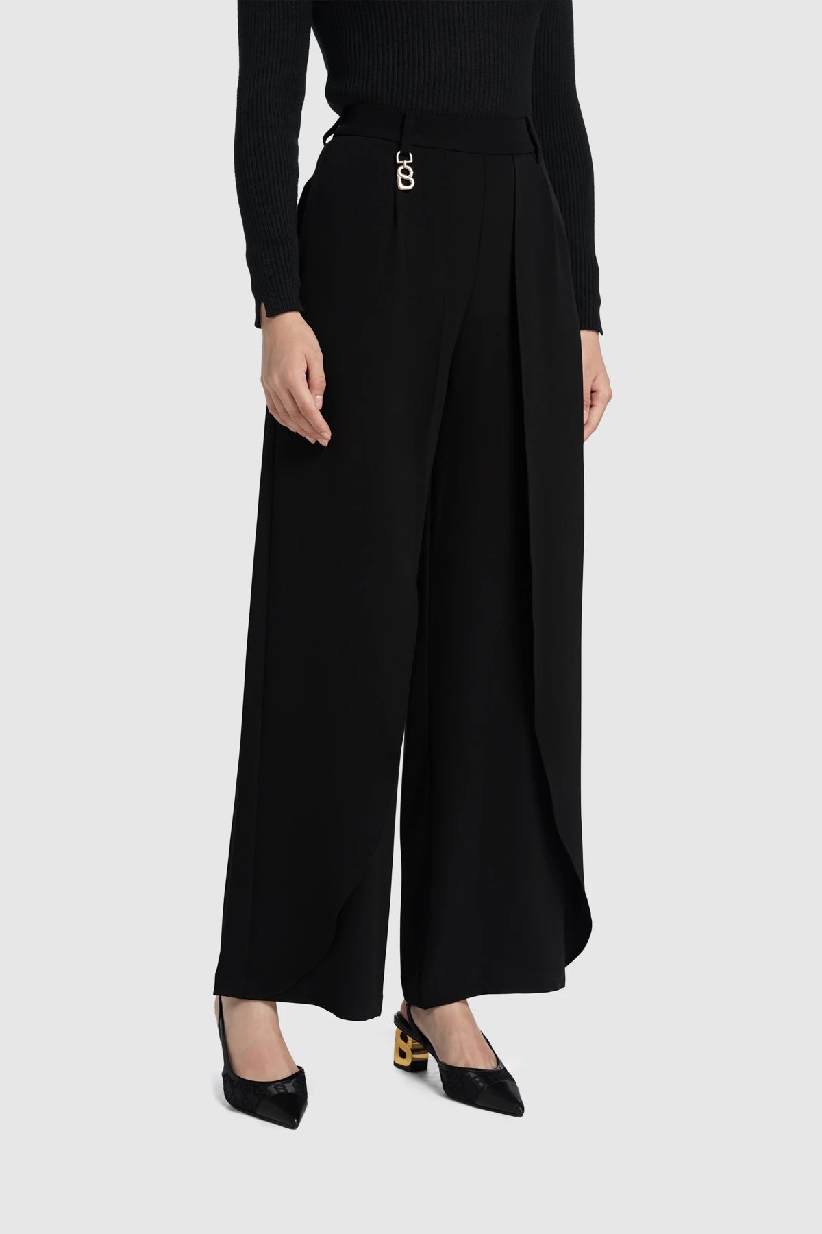 Signature Wide Pants - Black