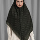 Songket Tie Back Square - Coal