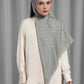 Songket Tie Back Square - Fog