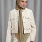 Songket Tie Back Square - Ginger