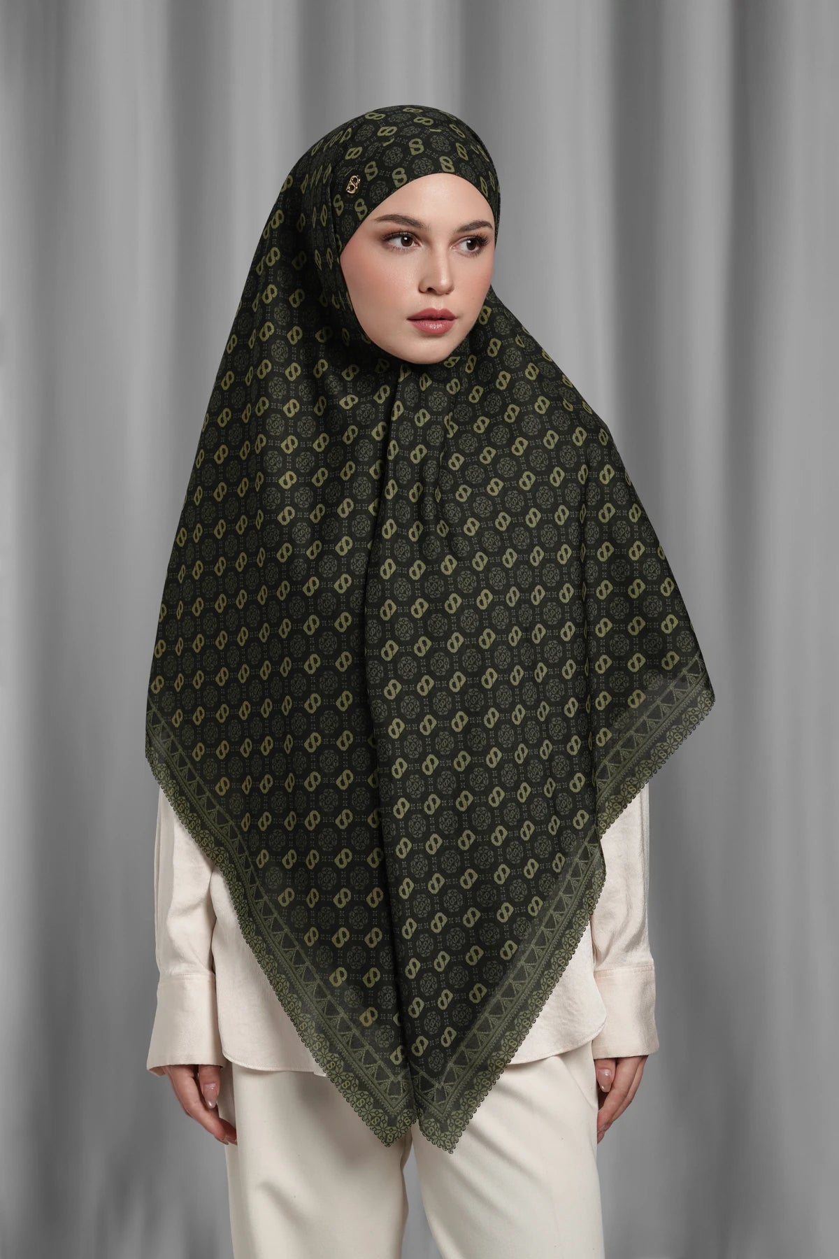 Songket Tie Back Square - Hornbill