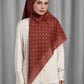 Songket Tie Back Square - Lychee