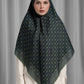 Songket Tie Back Square - Peacock