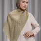 Songket Tie Back Shawl - Ginger