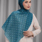 songket tie back shawl in indigo by buttonscarves style look