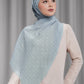 Songket Tie Back Shawl - Nickle