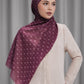 Songket Tie Back Shawl - Orchid