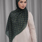 songket tie back shawl in peacock by buttonscarves style look