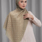 songket tie back shawl in sand by buttonscarves style look 