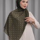 songket tie back shawl in wood by buttonscarves style look