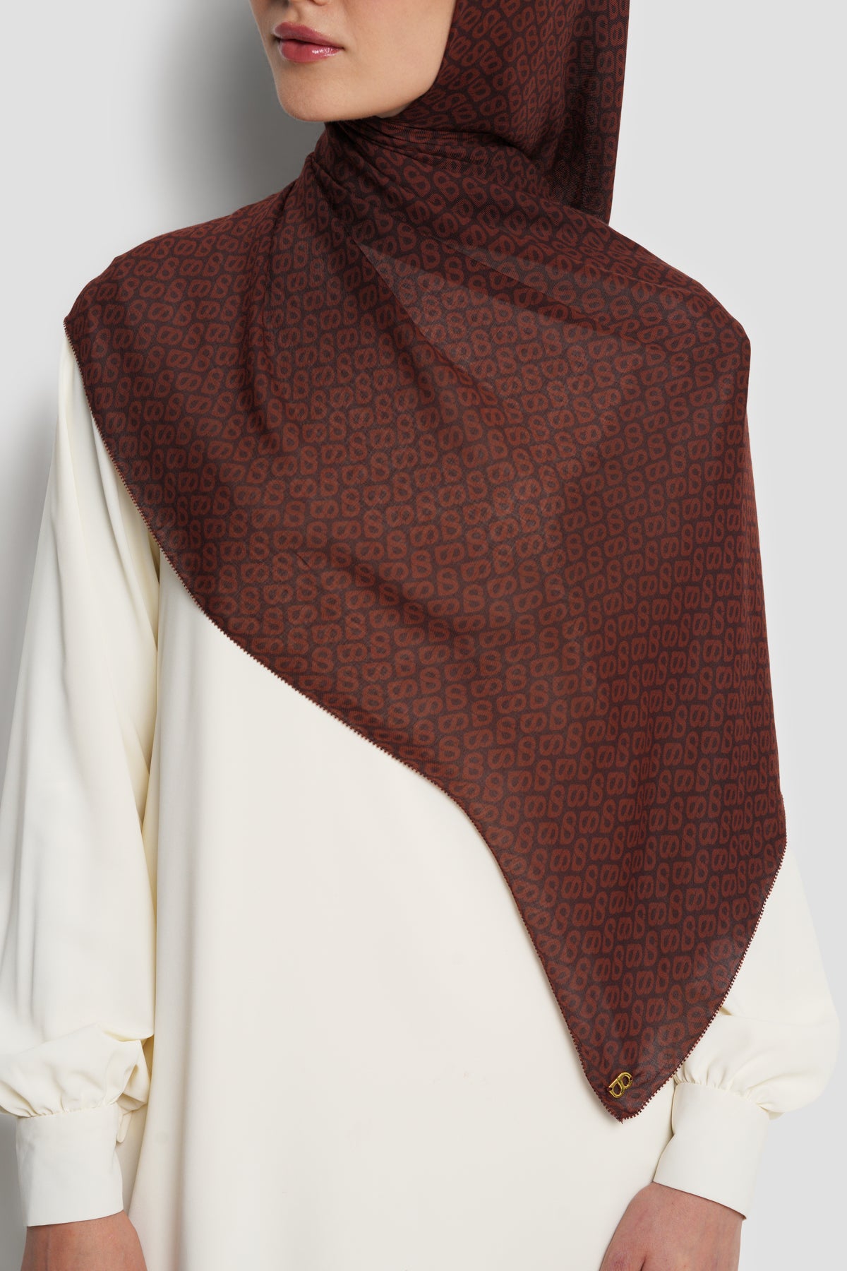 Tapis Viscose Shawl - Chocolate plum