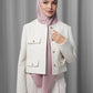 Tapis Tie Back Square - Bridal Rose
