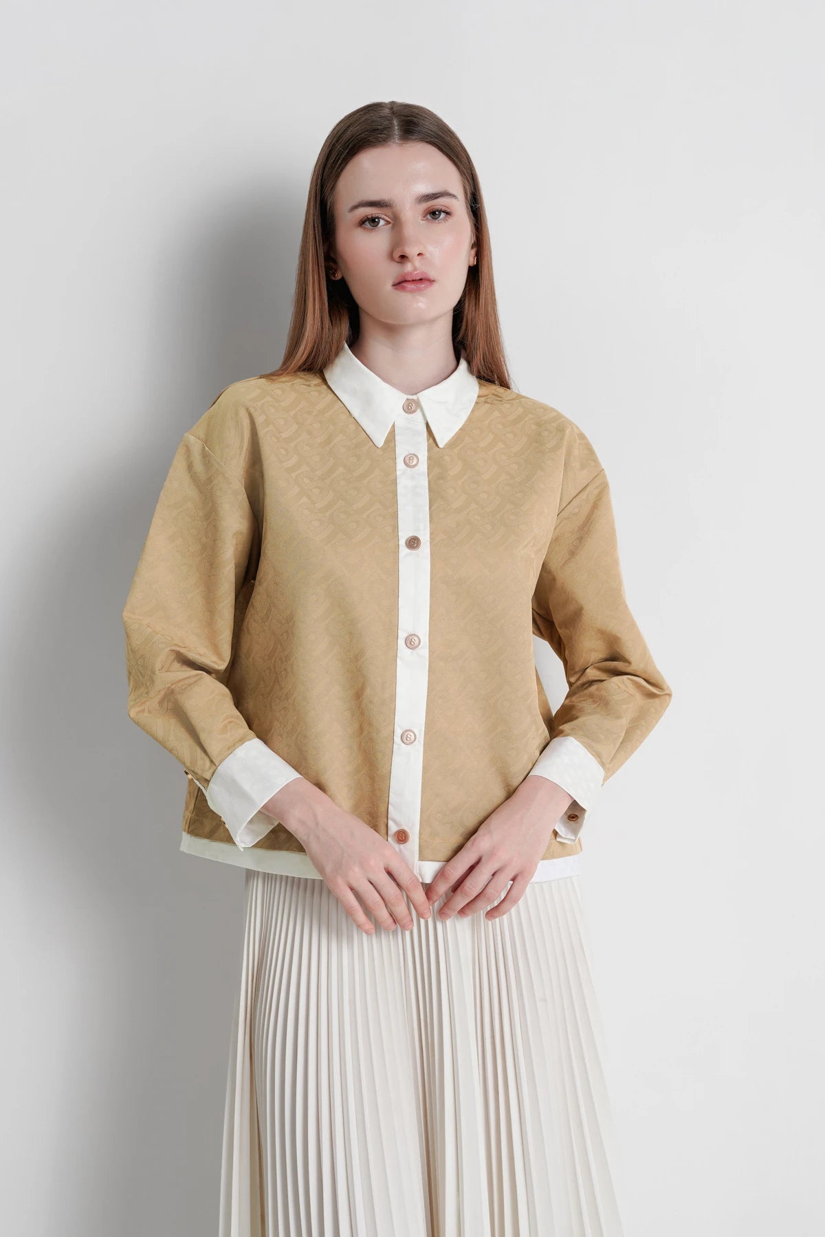 Tiffany Monogram Shirt - Brown