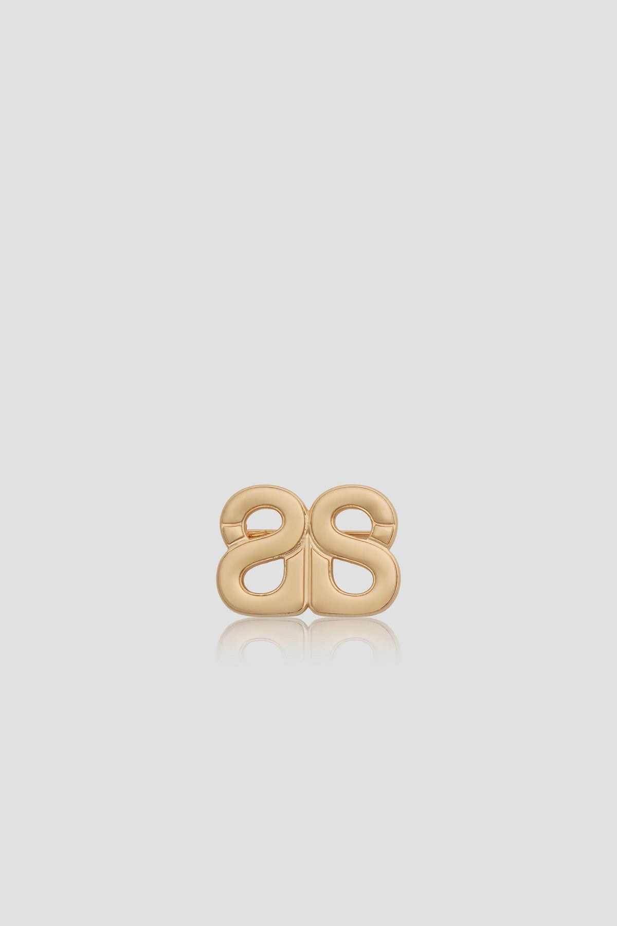 Twin Petite Brooch - Gold