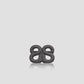 Twin Petite Brooch - Hematite