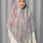 under the sea tie back square scarf clam by buttonscarves front view