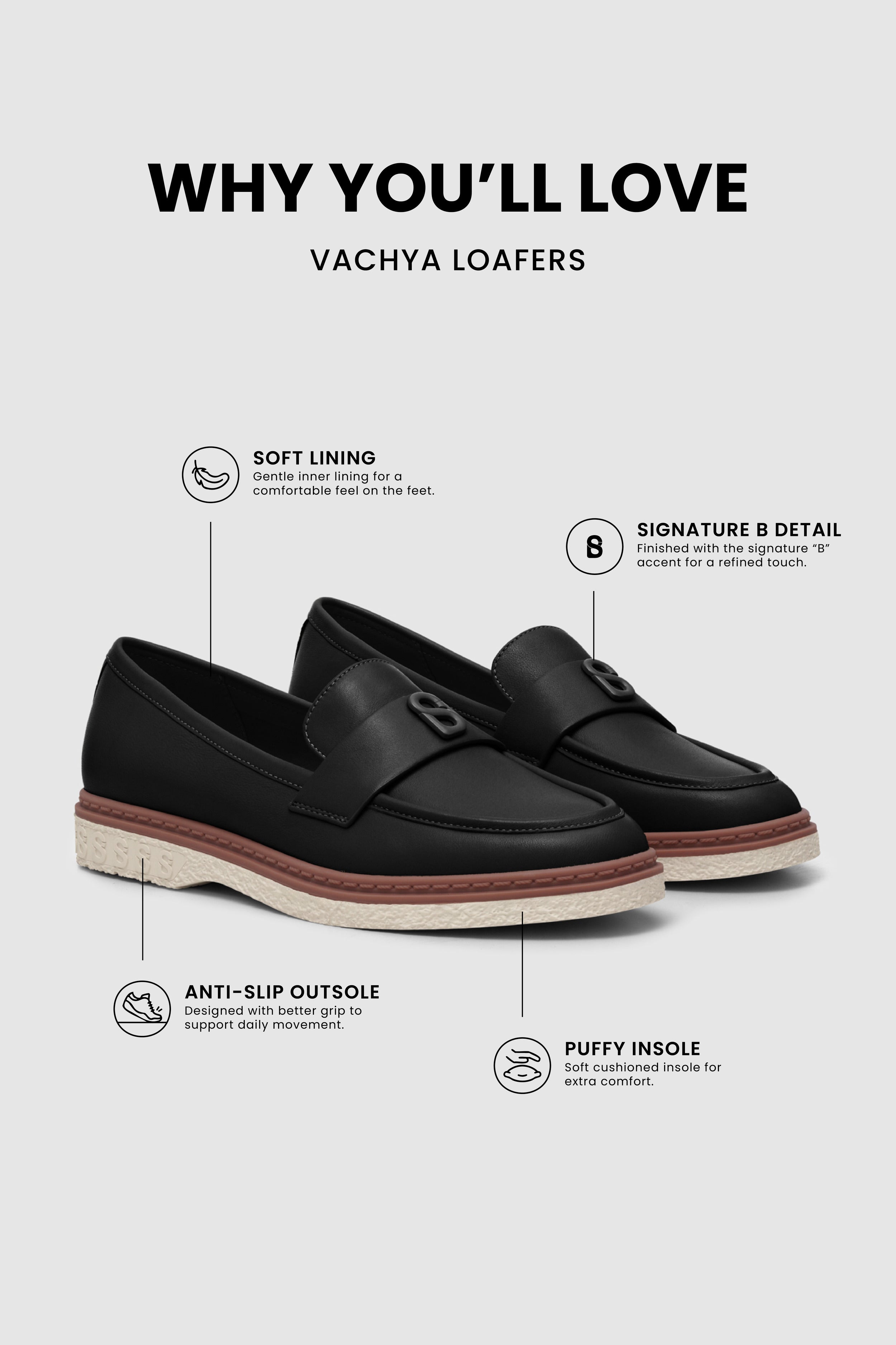 Vachya Loafer - Ebony
