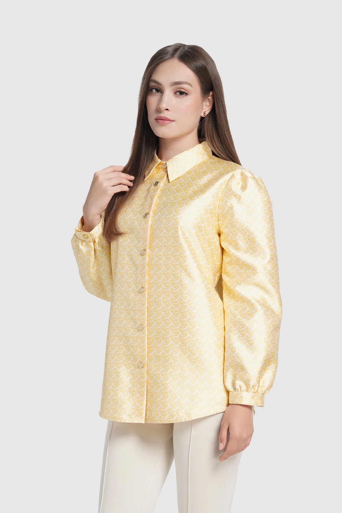 Verena Puff Shirt - Butter Yellow