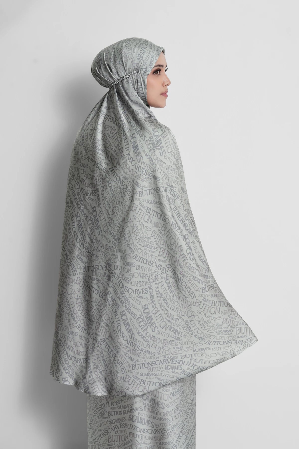Waves Monogram Prayer Robe - Shadow