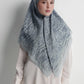 waves monogram tie back scarf in endless sky by buttonscarves style look
