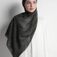 Waves Monogram Tie Back Shawl - Caviar