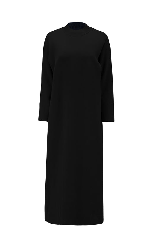 Luna Knit Dress - Black