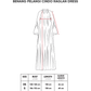Benang Pelangi Cindo Raglan Dress - Patchwork Navy